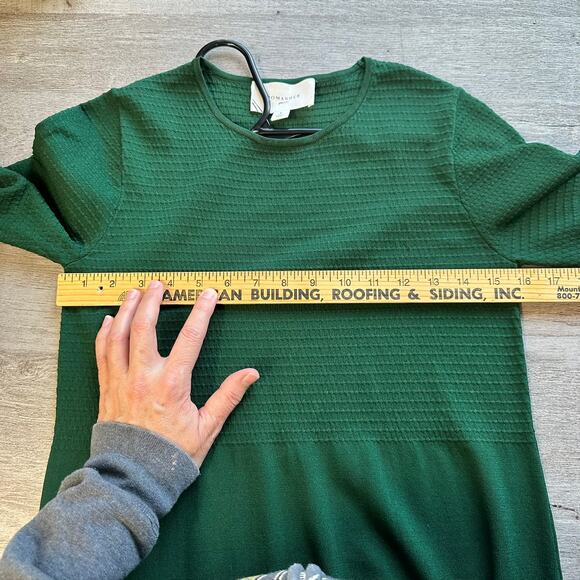 Pomander Place Hunter Green Double Knit Lennox Dress Small - Picture 12 of 12